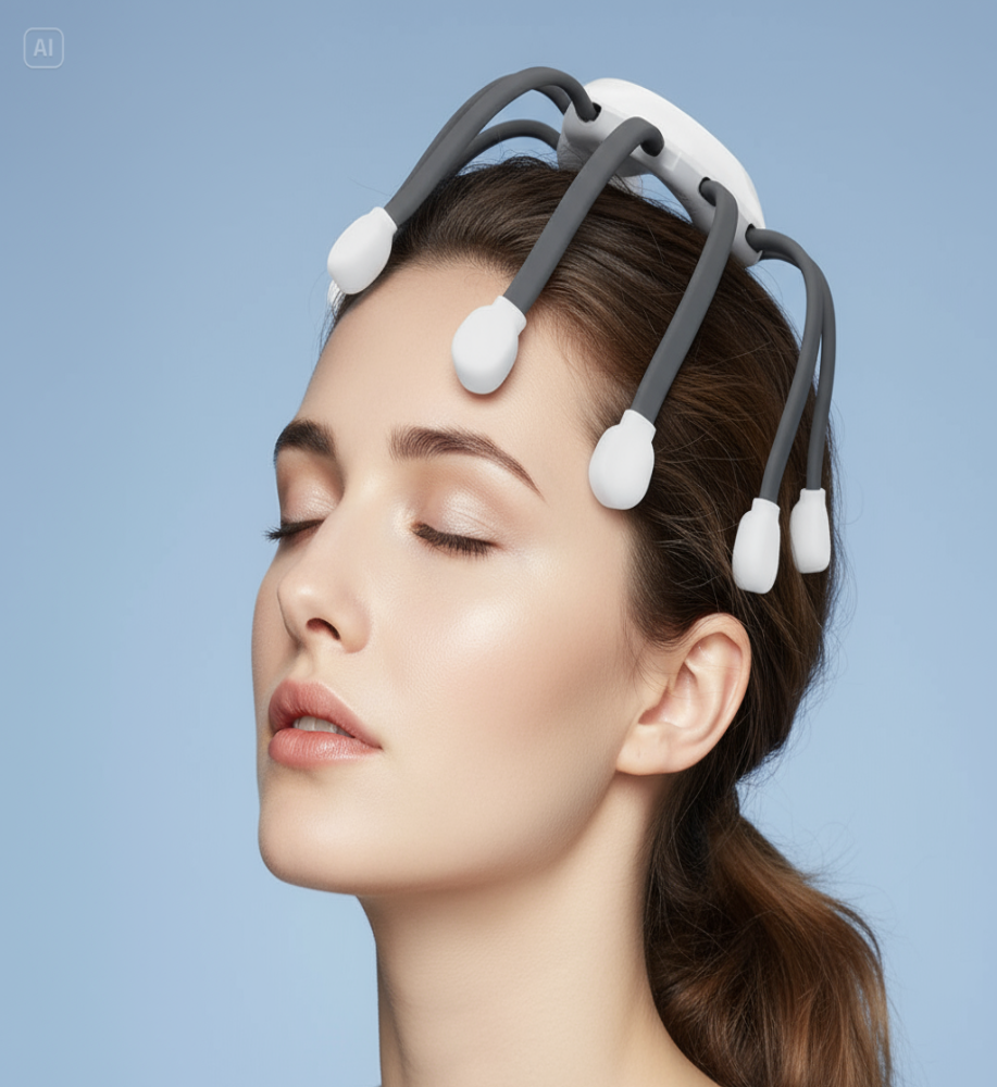 Smart Electric Head Massager Octopus