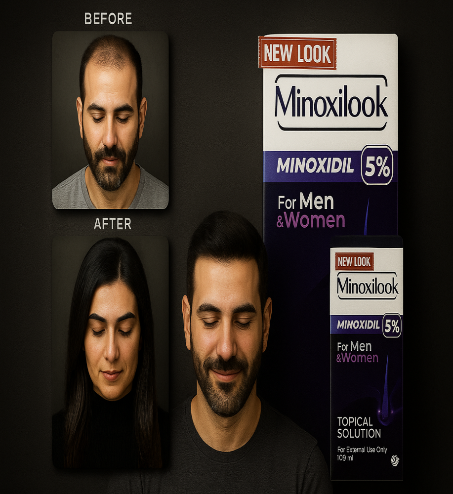 Minixilook Topical Solution Minoxidil 5% For Men & Woman